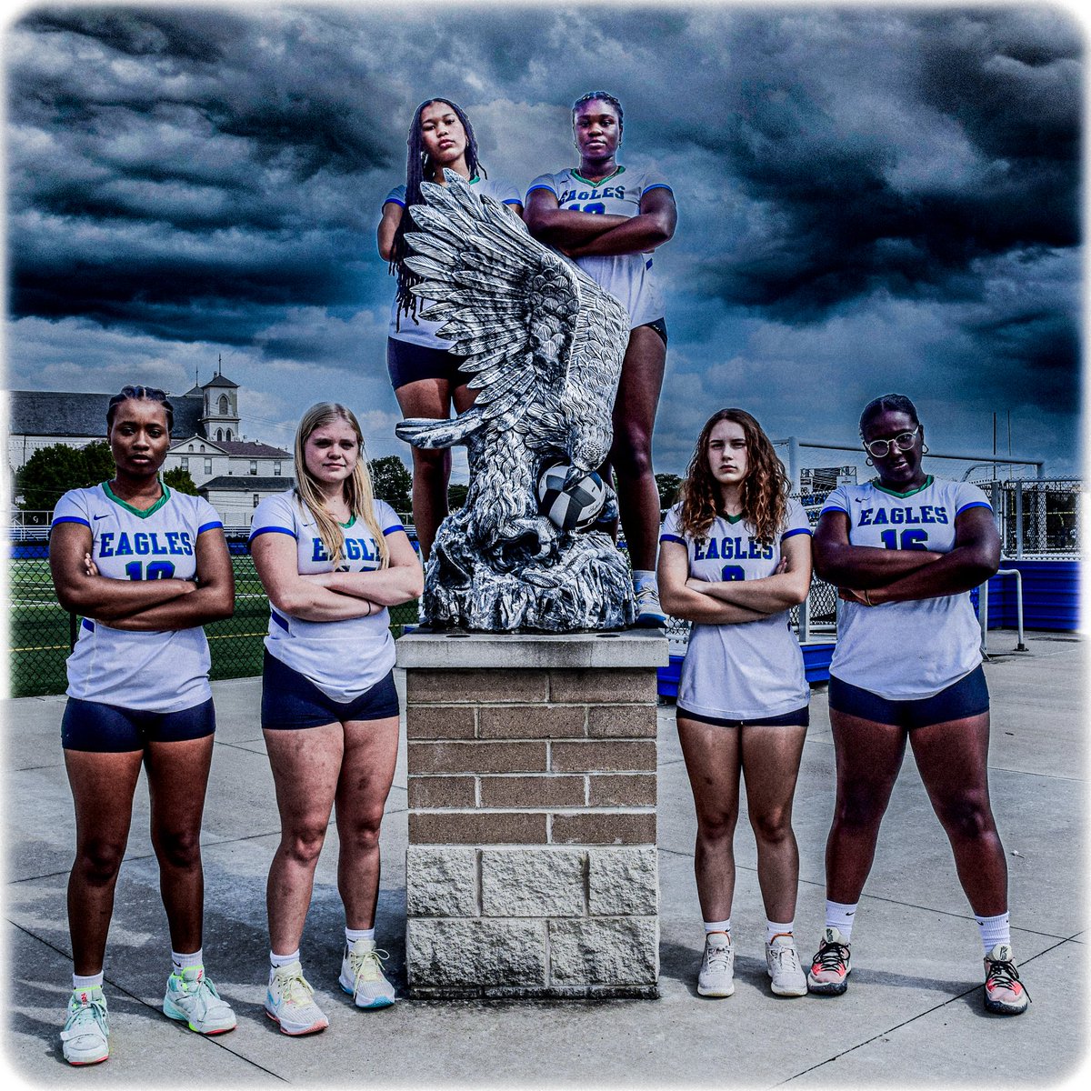 CJ Seniors- Color Guard, Band, XCountry, Women's Volleyball  #cjeaglesSports, #CJXC