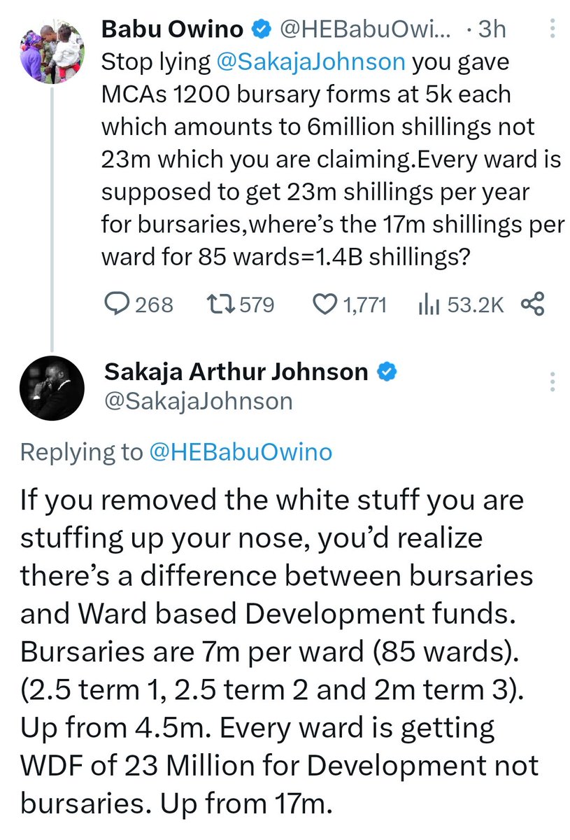 elijahnokemwa's tweet image. Vayulence! 
 Babu Owino vs Johnson sakaja. Lazima #iwork literally 😂