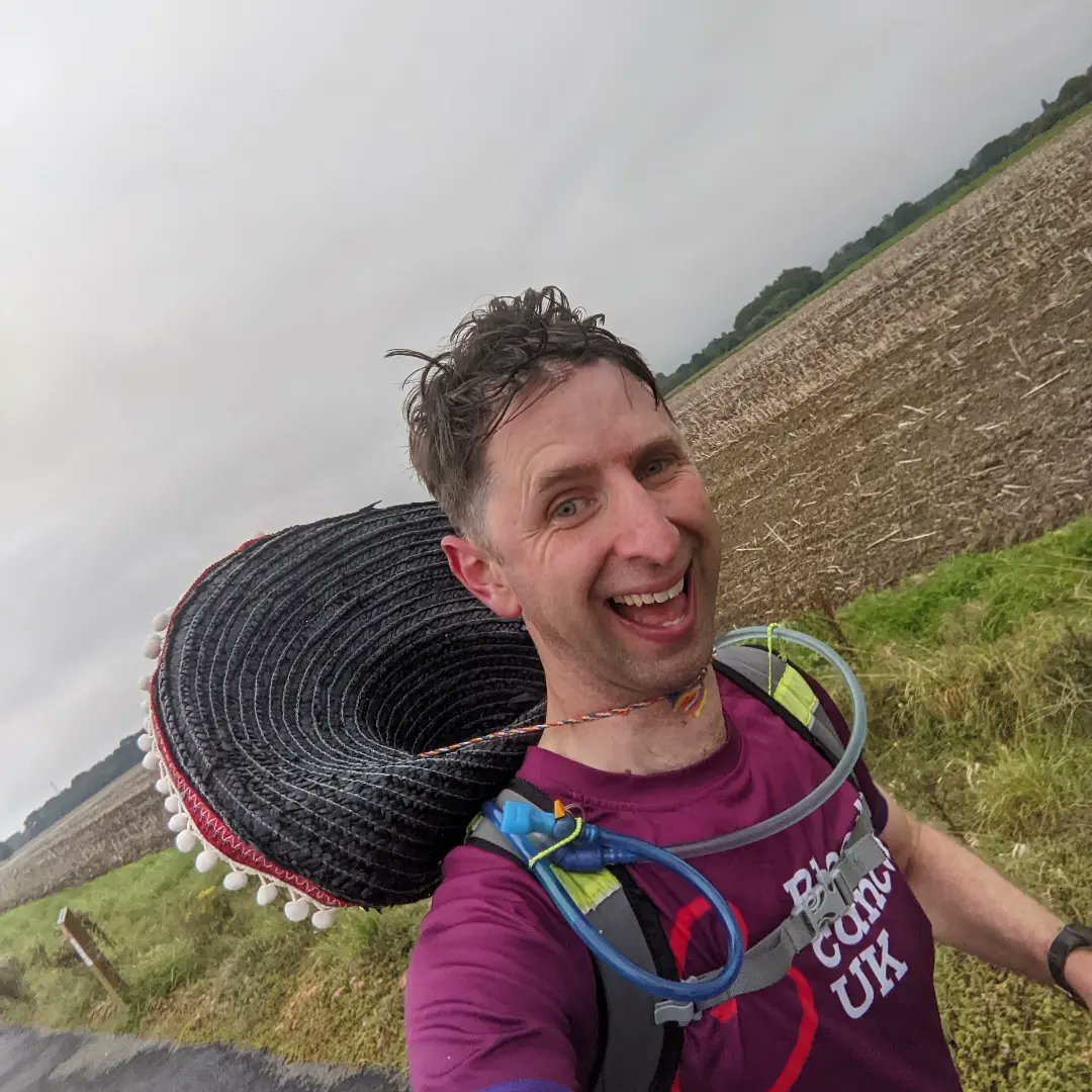 sillyhatrunner's tweet photo. Happy #mexicanindependenceday
Cue #sombrero  31 mile effort and a cheeky @selbyparkrun 
#running in #silly #hats for @bloodcancer_uk whilst preparing for @PunkPantherUM #nidderdale way #Ultra .
https://t.co/d5N84x2Hfe
#charity  #fundraising #donate https://t.co/Jvy8PshgYy