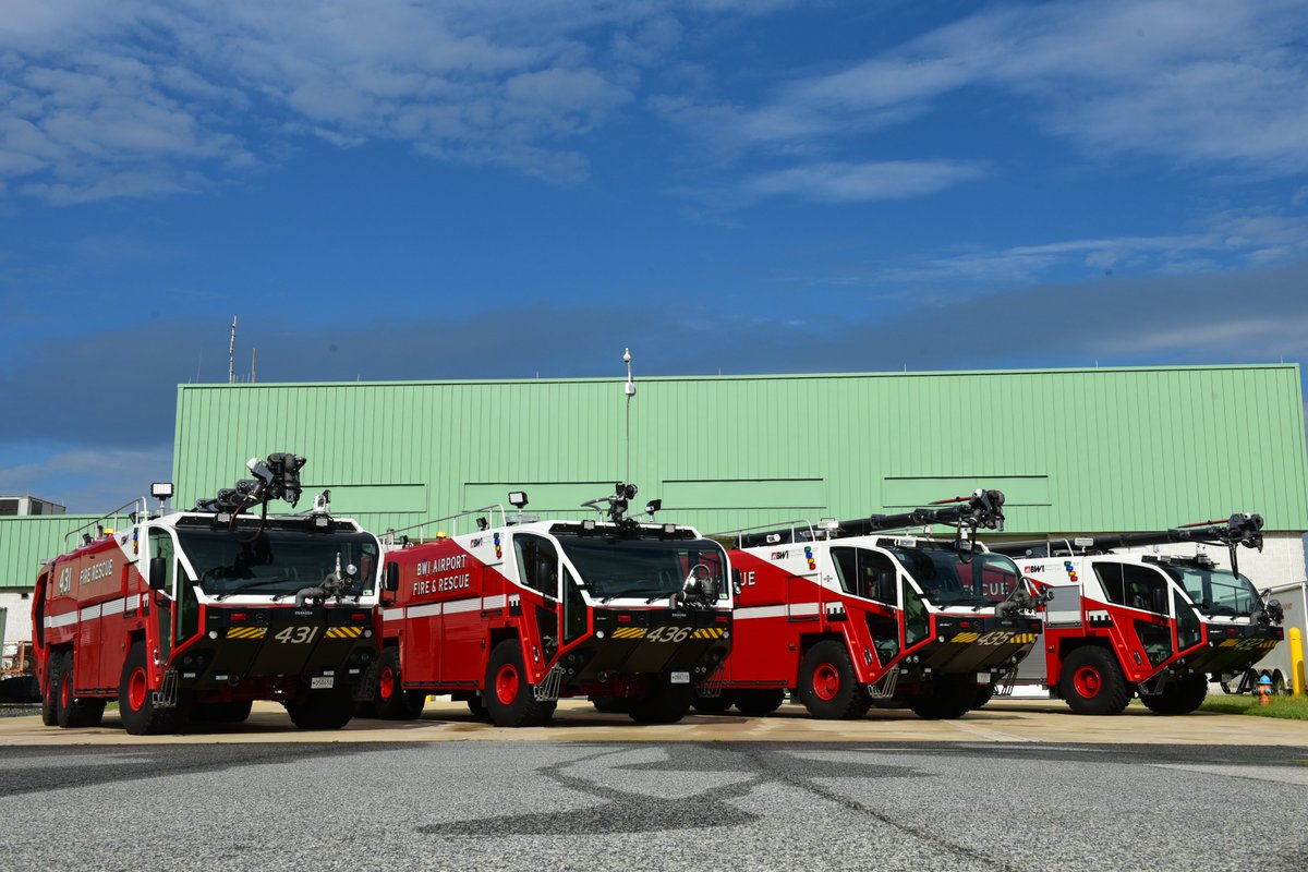 Gareth Perkins (@suffiresnapper) on Twitter photo For every plane there needs to be ARFF.... the crash line-up at <a href="/BWI_Airport/">BWI Marshall Airport</a> includes these 4 <a href="/AirportProducts/">Oshkosh ARFF</a> Strikers in an attractive red and white contrasting with <a href="/SouthwestAir/">Southwest Airlines</a> blue red and orange! Thanks to @BWIfire for their hospitality! #USARoadtrip23 For every plane there needs to be ARFF.... the crash line-up at <a href="/BWI_Airport/">BWI Marshall Airport</a> includes these 4 <a href="/AirportProducts/">Oshkosh ARFF</a> Strikers in an attractive red and white contrasting with <a href="/SouthwestAir/">Southwest Airlines</a> blue red and orange! Thanks to @BWIfire for their hospitality! #USARoadtrip23