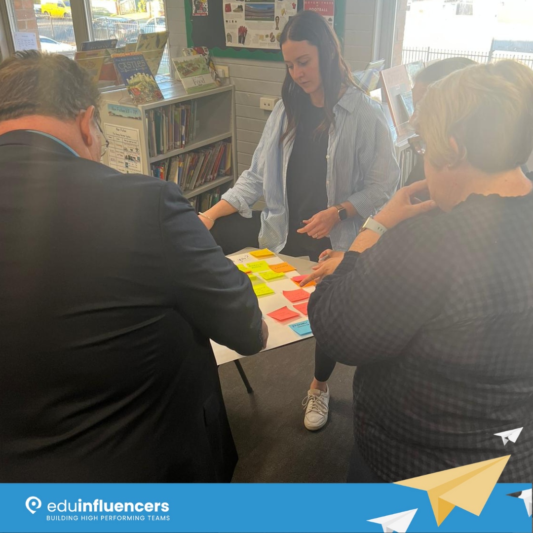 eduinfluencers's tweet photo. Such a great session with the leadership team from Birrong PS. Working through how to best support students in their differentiated literacy needs. #Eduinfluencer #BuildingLeadershipCapacity #ProfessionalLearning #CohesiveTeams #Coaching #Education https://t.co/iR9yDJLEEC