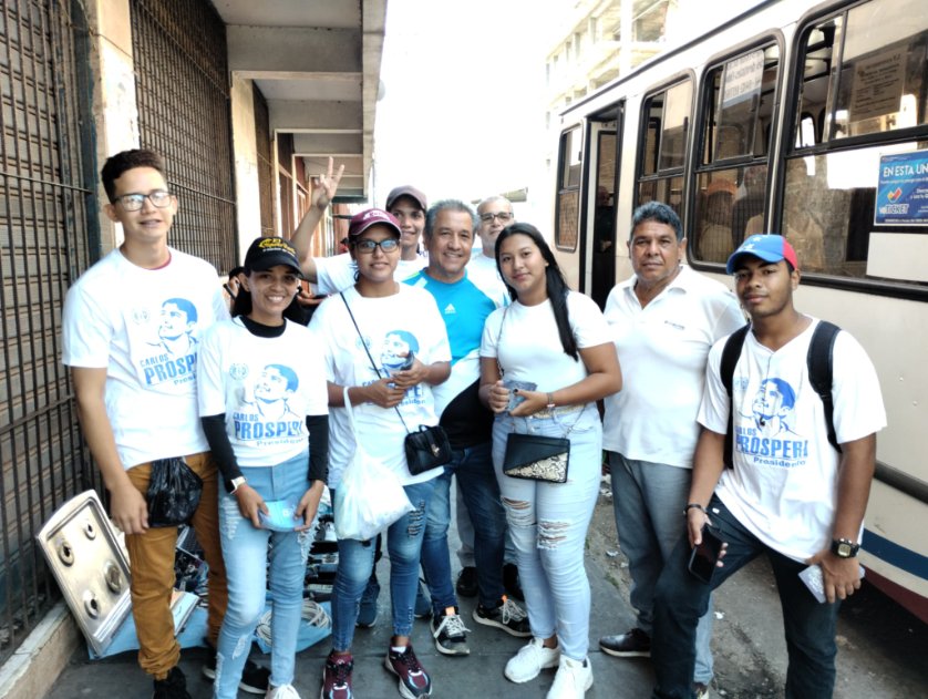 Apoyando la jornada de volanteo en el mercado municipal de carúpano. Vamos con todo