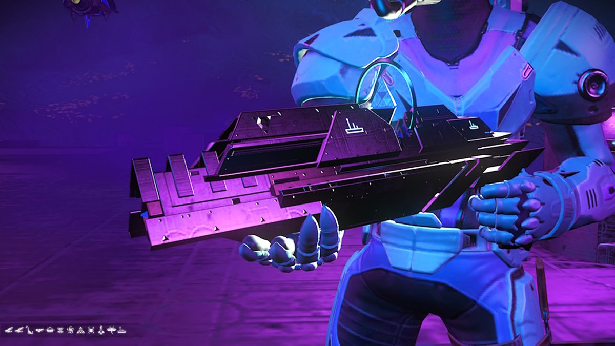 SmetStormshadow's tweet photo. #Nomansky #NintendoSwitch i found this gun when i was looking at some old korvax planets that i found When i first started the game which was like 7 to 8 months ago https://t.co/RN6oDd4hnh