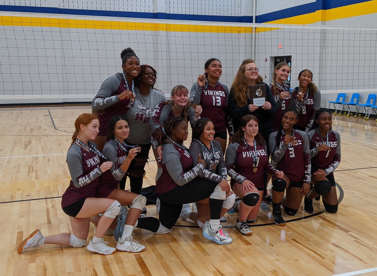 ClawsonVolley's tweet photo. Congratulations Hazel Park, top team of the Bronze Bracket at the #TribuneTournament! https://t.co/Gf8Nnd742H