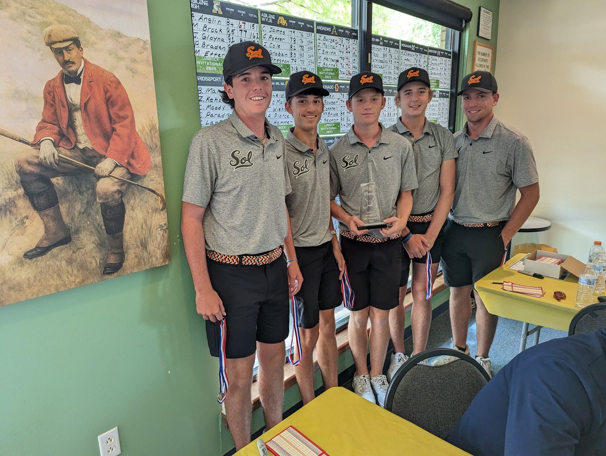 Congratulations to our good friends <a href="/cds_golf/">CdS Aztec Boys Golf</a>... LISD Invitational Tournament Champions! Well played gentlemen.