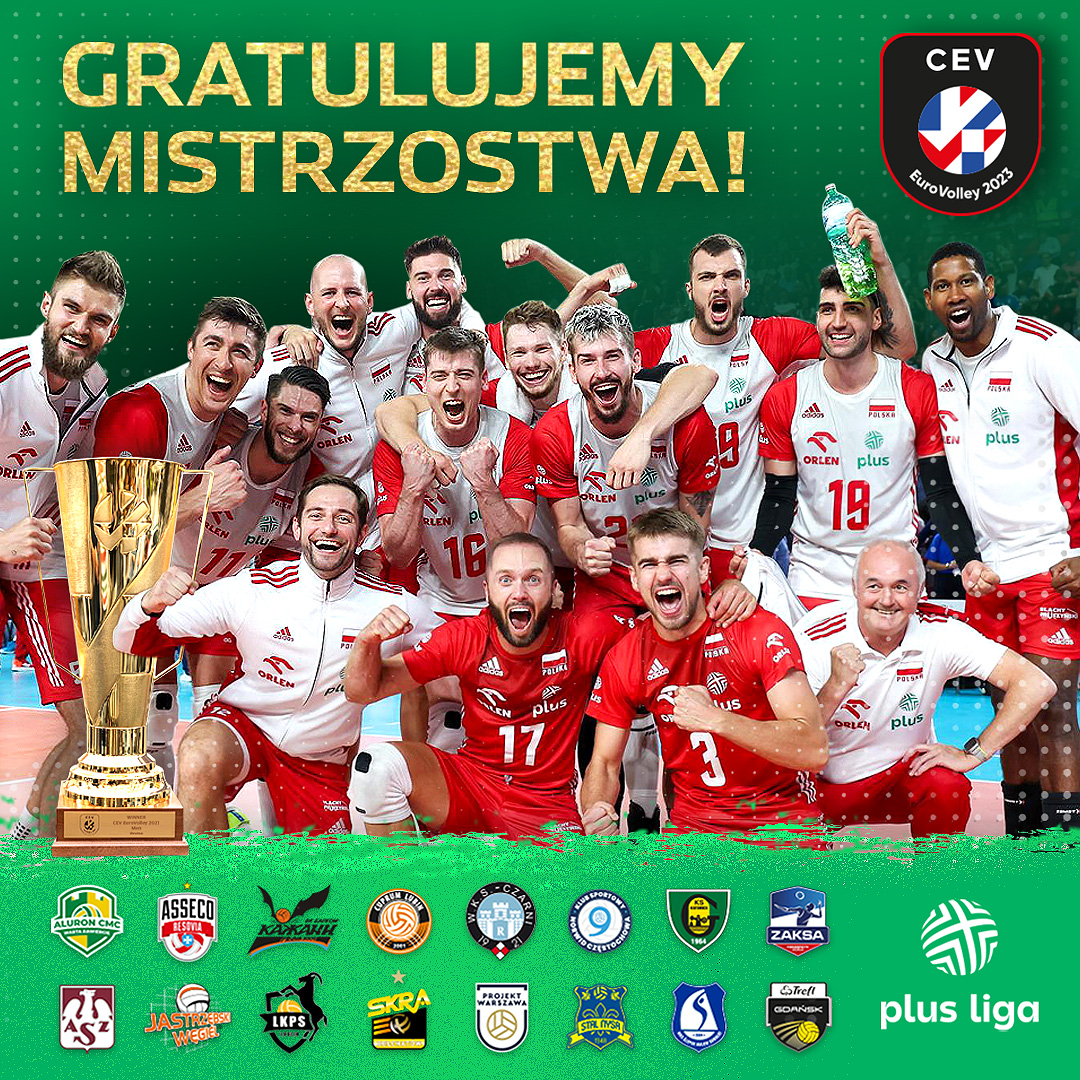 ‼️ POLSKA MISTRZEM EUROPY 2023 ‼️

Panowie, czapki z głów! 🫡 

To był piękny turniej #EuroVolleyM zakończony niesamowitym zwycięstwem z gospodarzami w Rzymie! 👏🇮🇹

#gangłysego <a href="/PolskaSiatkowka/">POLSKA SIATKÓWKA</a>