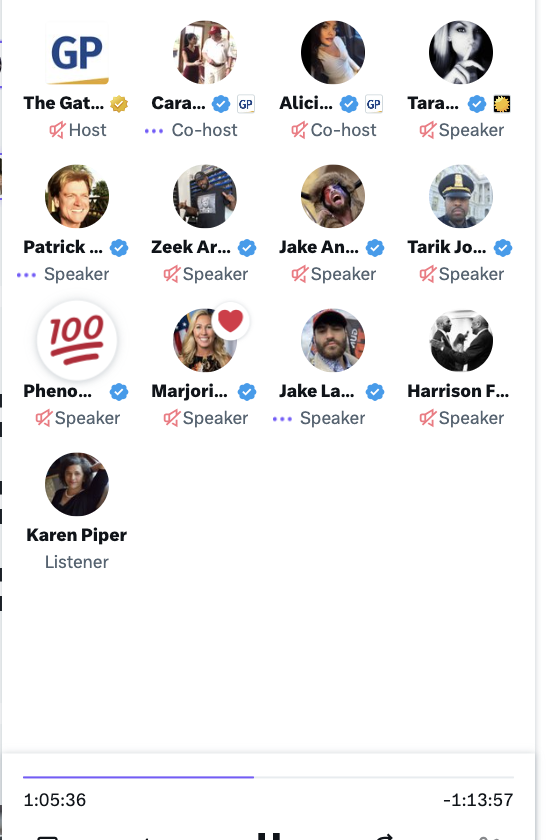 Marjorie Taylor Greene sent her love and multiple thumbs ups to Harrison Floyd. 6/