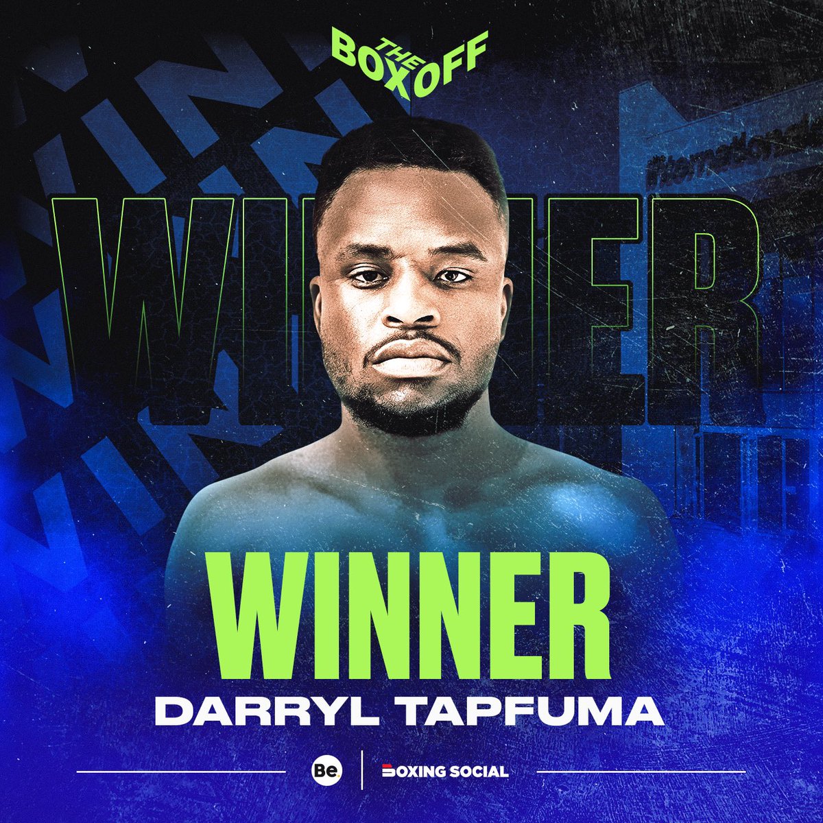 theboxoffuk's tweet image. 🏆 𝗪𝗜𝗡𝗡𝗘𝗥

After a heated build-up, Darryl Tapfuma gets the better of Samuel Pikire and claims the tournament points for his team with an impressive stoppage victory 🥊 

#TheBoxOff #TapfumaPikire #Boxing