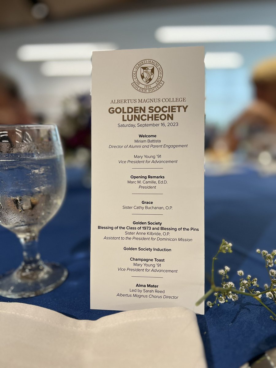 AlbertusPres's tweet photo. Such a wonderful Golden Society Reunion Event today! Albertus alumnae from the 1940s, 50s, 60s, and 70s all back on THEIR campus. Special to be with them and listen to their Albertus stories. #AlbertusInspiration @AlbertusAlumni https://t.co/EdxDNBYCf8