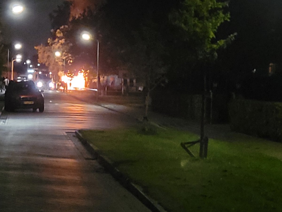 Heftrucker's tweet photo. Brand Sas van Gent #svg aan het Hoge Sas. https://t.co/TTYgtA6bN7