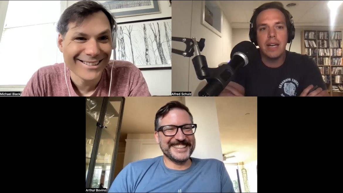 PizzaPodParty's tweet photo. Just a reminder that we have had amazingly awesome guests on this little pizza show. And there’s plenty more where that came from…
@roywoodjr @SarahSpain @michaelianblack @nancygilesnyc @brianstelter @AliVelshi @thesulk @LZGranderson 

Hear them all https://t.co/YMtuY07ibl https://t.co/doa2Ke7ztn