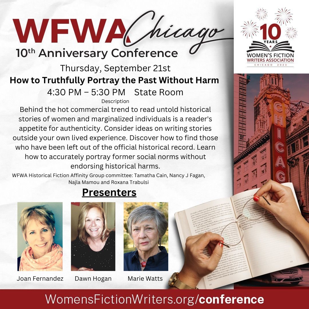 Looking forward to this WFWA conference later this month. 
#2023WFWAChicago #WomensFiction #AmWriting
