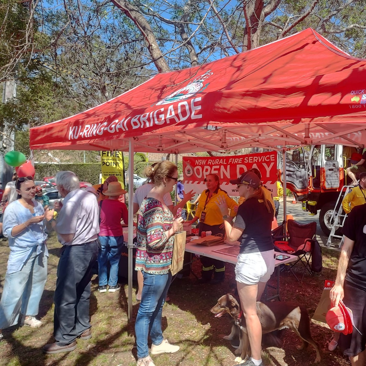 NSWRFS's tweet photo. #GetReadyWeekend continues today! Meet our volunteer firefighters who can help you get your family, home and property ready for the fire season. More than 550 brigades are taking part across NSW - check which events are happening today at https://t.co/kcvDKrMI8T https://t.co/xHQHRFzWQs