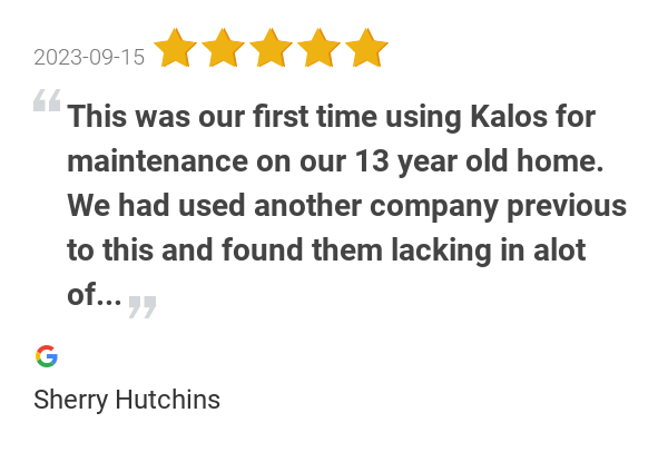 KalosServices's tweet photo. New 5.0-star Review From one of our kind and valued customers: "This was our first time using Kalos for... https://t.co/zpBp3boAYh