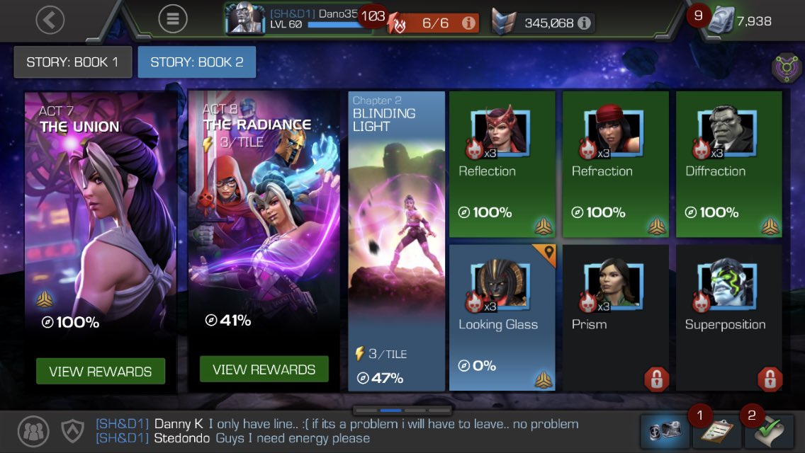 Frontline: MCOC (@frontlinemcoc) on Twitter photo Haven’t had much time to play lately but did manage to finish 8.2.3 this afternoon. <a href="/MarvelChampions/">Marvel Contest of Champions</a> Haven’t had much time to play lately but did manage to finish 8.2.3 this afternoon. <a href="/MarvelChampions/">Marvel Contest of Champions</a>