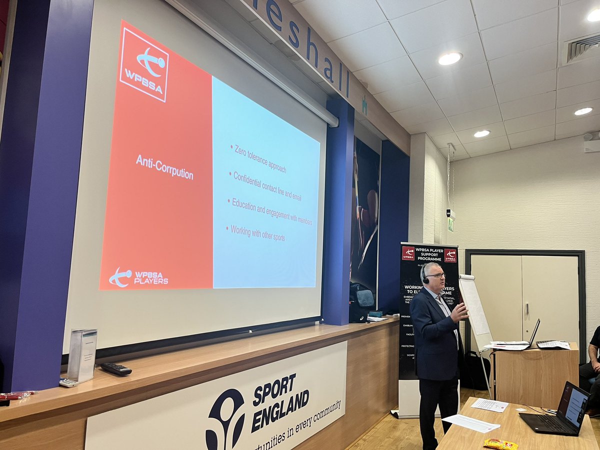 wpbsaplayers's tweet image. #Integrity session ✅ on Day 2 of the Player Support Programme in @LilleshallNSC @Sportradar @WPBSAofficial @WeAreWST @taombilliards @PPFplayers #playersupport