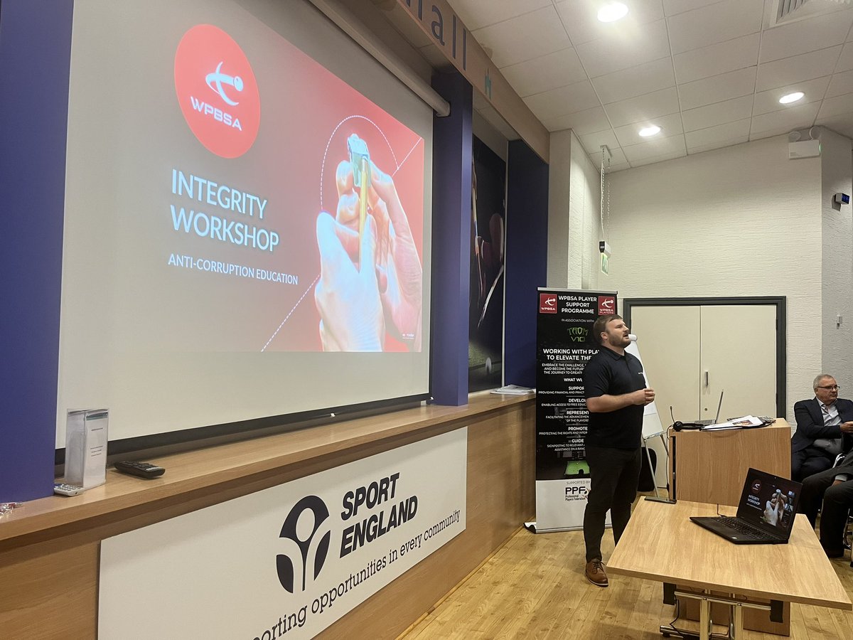 wpbsaplayers's tweet image. #Integrity session ✅ on Day 2 of the Player Support Programme in @LilleshallNSC @Sportradar @WPBSAofficial @WeAreWST @taombilliards @PPFplayers #playersupport