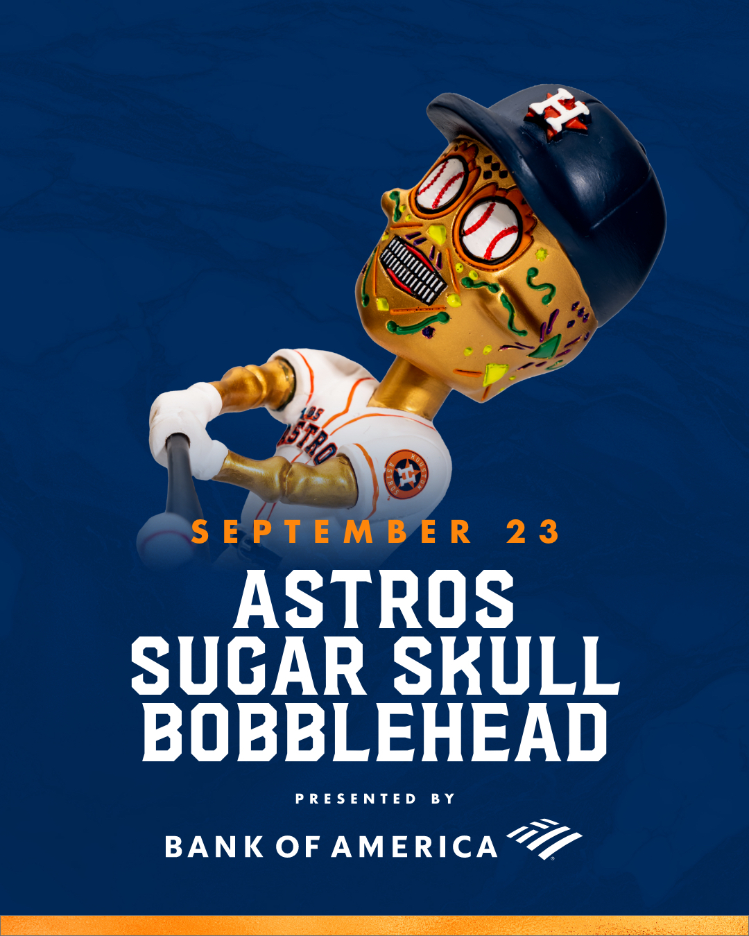 Sugar Skull Astros 