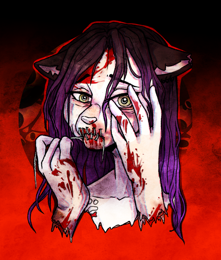 If you see this, rt/q with your art and tag some artists!

 <3 <3 

@vilaniart
<a href="/ChibiQueenBean/">Britters, Chibi, etc.!</a> 
<a href="/L00dWitch/">☁︎ | Coochie Witch</a> 
<a href="/morning_mocha/">Mocha</a> 
<a href="/ThatLionThing/">Xander</a> 
<a href="/DetruoFA/">Detruo</a>

TW; gore, blood