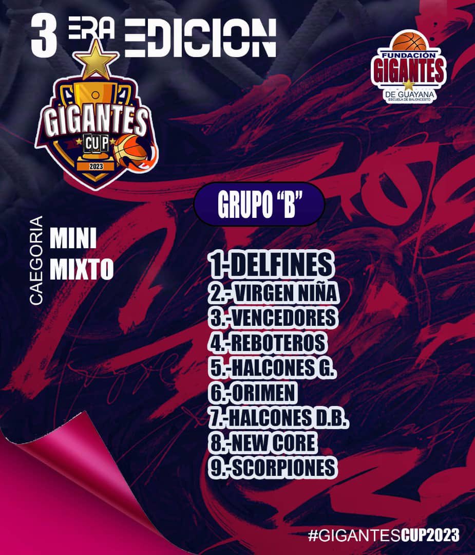 GigantesEscuela's tweet photo. Cada vez falta menos para nuestra III EDICIÓN GIGANTES CUP 2023 🏆 🏀
Te esperamos
#Baloncesto #GigantesCup2023 🏀 #FormandoAtletasIntegrales https://t.co/W8FYKh5e6w