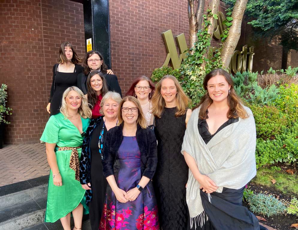 Wonderful team night out at Scottish #womensawards to celebrate @lisneubeck - received special recognition for ‘services to medicine’ 🥳 🤩 Congrats to all the nominees and winners ❤️