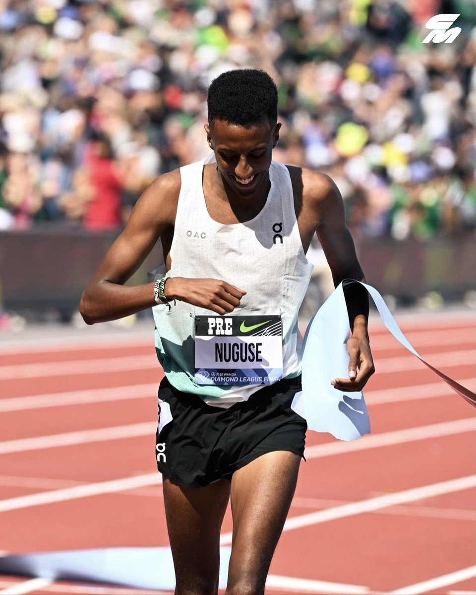 American hero 🪿🇺🇸
 
Yared Nuguse claims the American Record in the mile outdoors to match his indoor record with an astounding 3:43.97 at the <a href="/nikepreclassic/">Nike Prefontaine Classic</a> Bowerman mile.
 
Nuguse’s time takes nearly 3 full seconds off Alan Webb’s previous record of 3.46.91 set in 2007.
