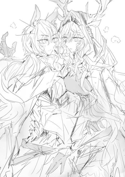 ワイン飲んでたら描きたくなりました🍷 