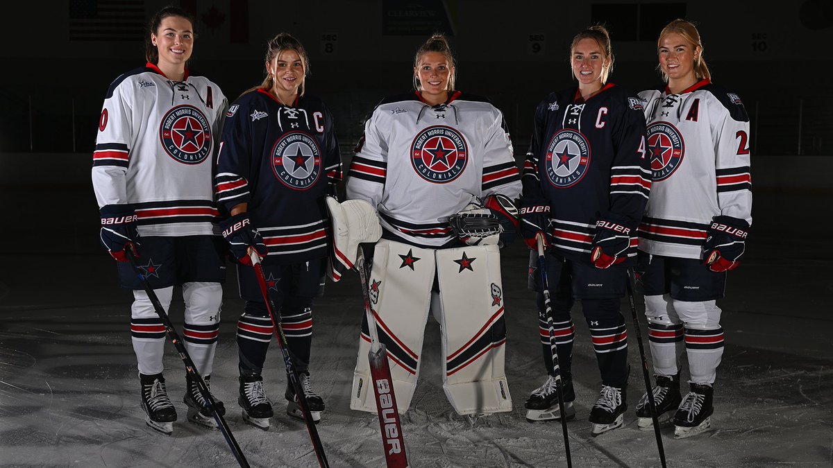 RMUWHockey's tweet photo. NEWS: Colonials Announce 2023-24 Team Captains

Rice and Hebert named Captains; Puddifant, Gorski and Primeau named Alternates 

📰: https://t.co/39qMkfrGYr

#BobbyMo | 🔵🏒🔴 | #RMUnite #CollegeHockeyAmerica https://t.co/kVxwDVHAYU