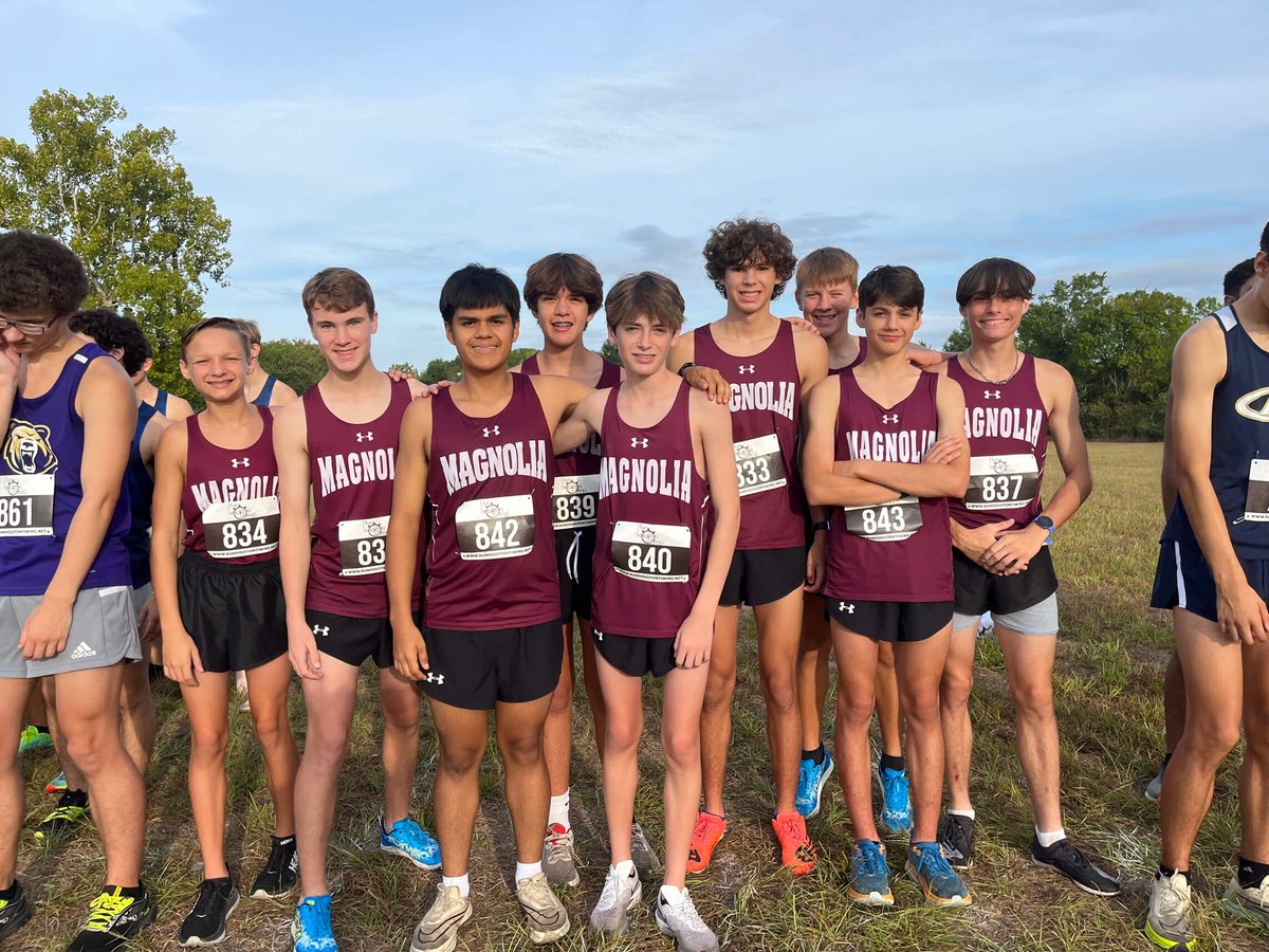 XC_Magnolia's tweet photo. Today’s Results

VB - 7th
Medalists 
Juan Lazaro 

VG - 3rd
Medalists 
Kennedy Shields
Dulce Lazaro 

JVB - 2nd
Medalists 
Jack Ellis
Parker Starnes 

JVG - 1st
Medalists 
Sophia Phillips 
Jenna Bash
Hannah Alvarez 
Isabella Hays
Claire Thornton 
Kate Price https://t.co/1wGlnwY8GD