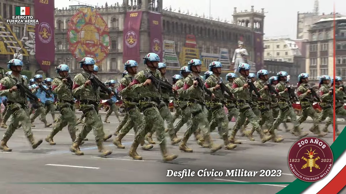 Defensamx1's tweet photo. Un símbolo distintivo de la Compañía de Ingenieros Conjunta de México para Operaciones de Paz también conocida por sus siglas como #CICOMPAZ, es la boina azul, quienes en conjunto con la Organización de las Naciones Unidas #ONU, realizan misiones de paz donde destacan sus capacidades de búsqueda, localización, destrucción de explosivos y seguridad física.

#DesfileCívicoMilitar2023 #MesPatrio #Septiembre
#Bicentenario del #Heroico #ColegioMilitar
#EjércitoMexicano #FuerzaAéreaMx #UnidosSomosLaGranFuerzaDeMéxico.