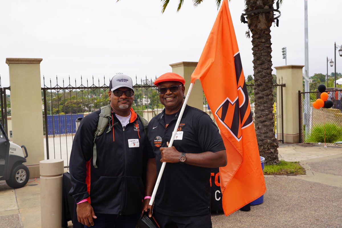PVCTIGERS's tweet photo. Awesome to see the Orange &amp; Black wave descend on the Univ. of San Diego’s campus for Tiger Tailgate festivities. 

Now on to cheering on @PrincetonFTBL in the Tigers’ season opener! https://t.co/K4OI4ZL7Yt