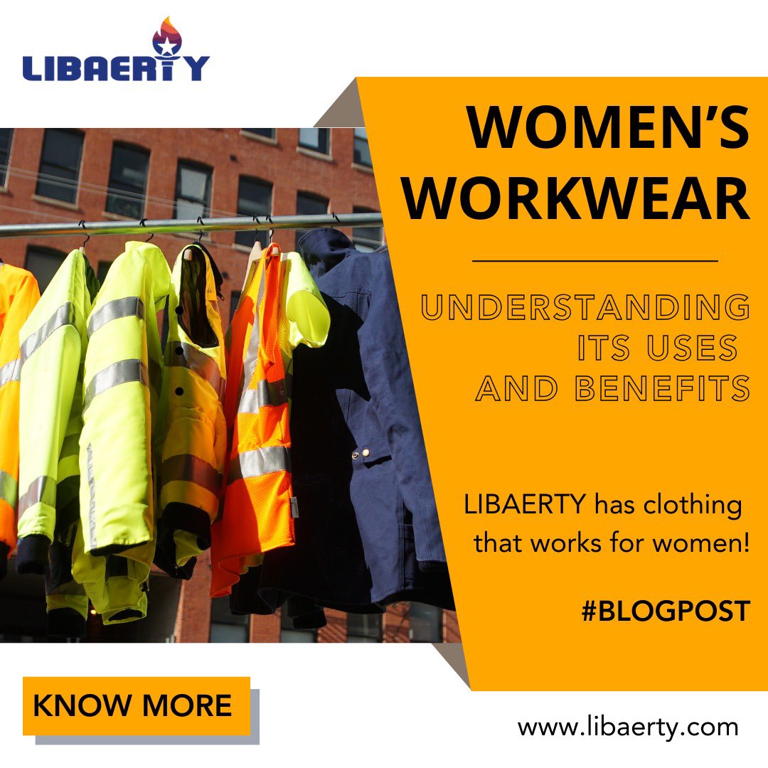 Empowering Excellence: Unveiling the Power and Purpose Behind Women's Workwear. 

KNOW MORE: libaerty.com/womens-workwea…

#LIBAERTY #WomensWorkwear #WorkwearForWomens #workwears #womenworkwearideas #workwearfashion #workwearstyle #qualityworkwear #WomenAtWork #EfficiencyInStyle