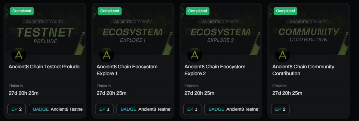 Muallimin_biri's tweet photo. 📍#Airdrop İhtimali !!

Bugün başta #coinbase olmak üzere bir çok yatırımcısı bulunan ve 10 milyon dolarlık bir yatırım toplayan @Ancient8_gg testnetine katılacağız.

İşlemlerimiz çok basit

1️⃣ https://t.co/i0zsrSgWK9 adresinden test ağını ekliyoruz. 

2️⃣ https://t.co/9RVTFC1sHX köprüsünü kullanarak #Sepolia ağındaki $Eth test jetonlarını #Ancient8 Test ağına gönderiyoruz.

3️⃣ Son olarak https://t.co/KmdSuZoGti adresine gidip üyelik yaptıktan sonra sayfanın üst kısmında “ MİSSİONS “ yazan yeri seçip #ANCIENT8ODYSSEY görevlerini tamamlayıp puanlarımızı alıyoruz . 

Hepsi bu kadar.

Bol Şans💙