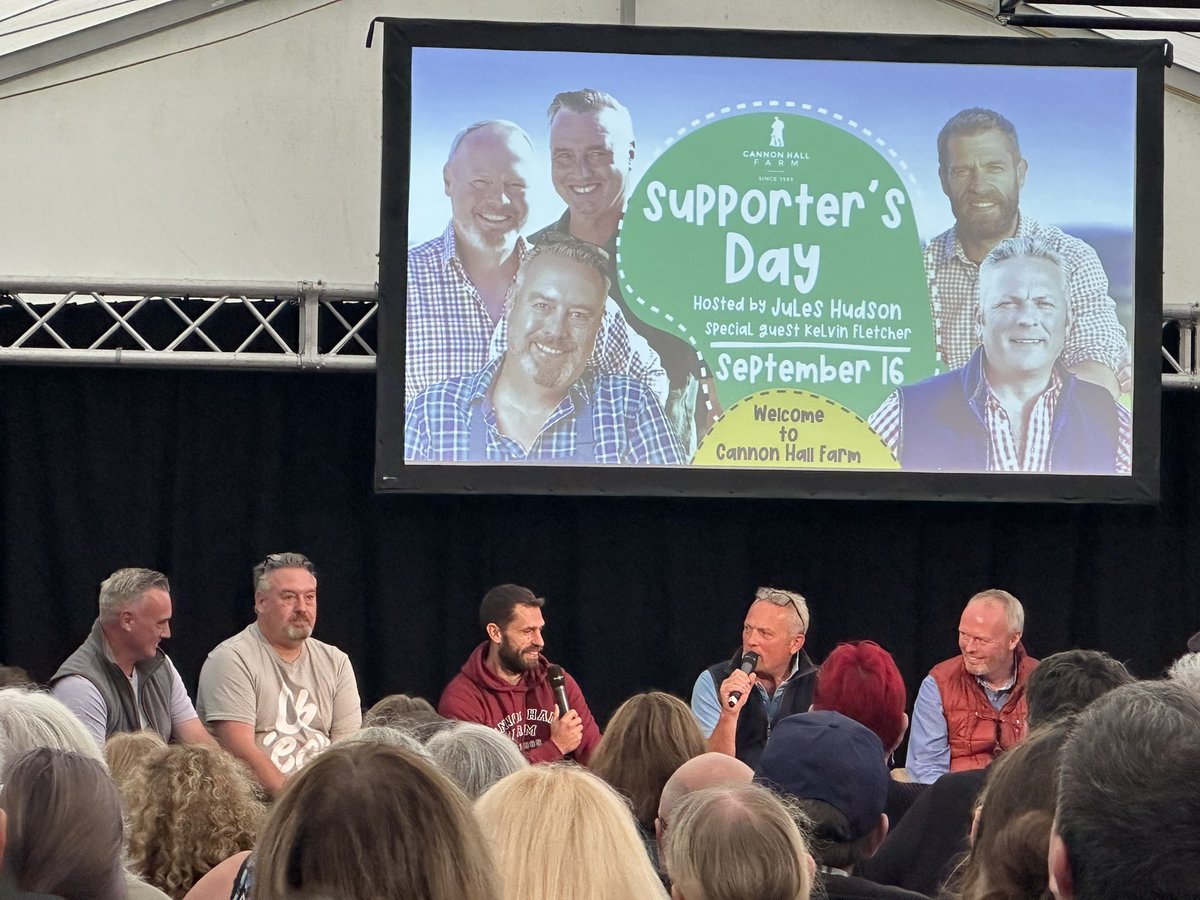 11hannah's tweet photo. Another fab Cannon Hall Farm Supporters Day 🥰@CannonHallFarm @RobNicholsonCHF @Farmer_Richard_ @thejuleshudson https://t.co/6z6MnYSga0