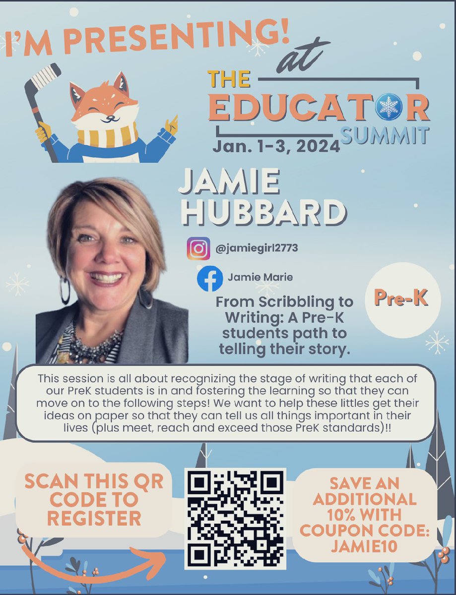 Woop! Woop!  Sign up today!  Use code Jamie10 for a 10% discount!  So many great presenters and you can experience it all warm &amp; cozy in your PJs! 
❄️☃️❄️