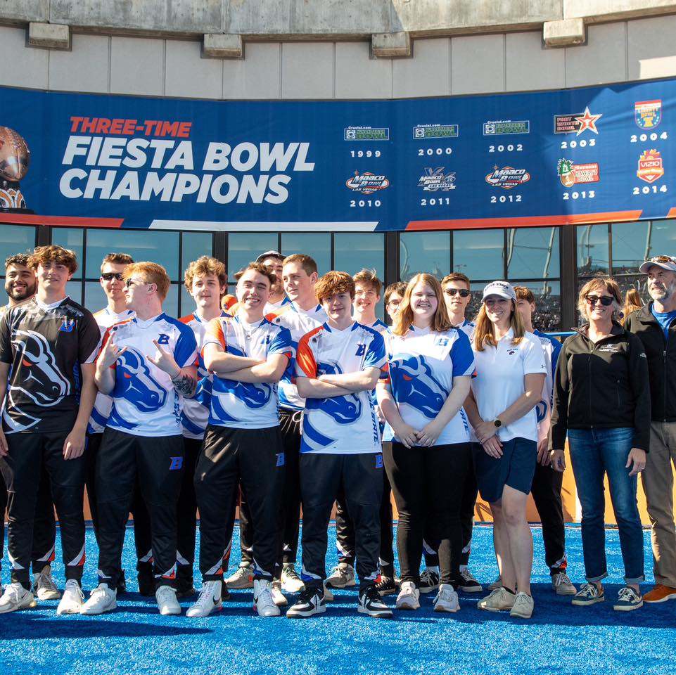 Congratulations to this week’s Blue Turf Thinkers of the game!

We also celebrate Boise State’s four-time national champion Esports team, with 11 conference titles, a three-time coach of the year and Collegiate World Championship berth.