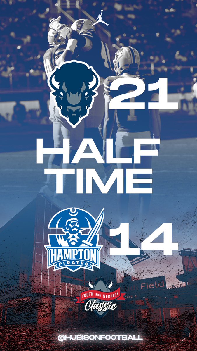 HUBISONFOOTBALL's tweet photo. HALFTIME SCORE @ Audi Fieldโผ๏ธ
BISON- 21
PIRATES- 14
#STMDT #HUBisonFootball #CompetitiveExcellence #TruthandServiceClassic https://t.co/RdPNjHbOpA