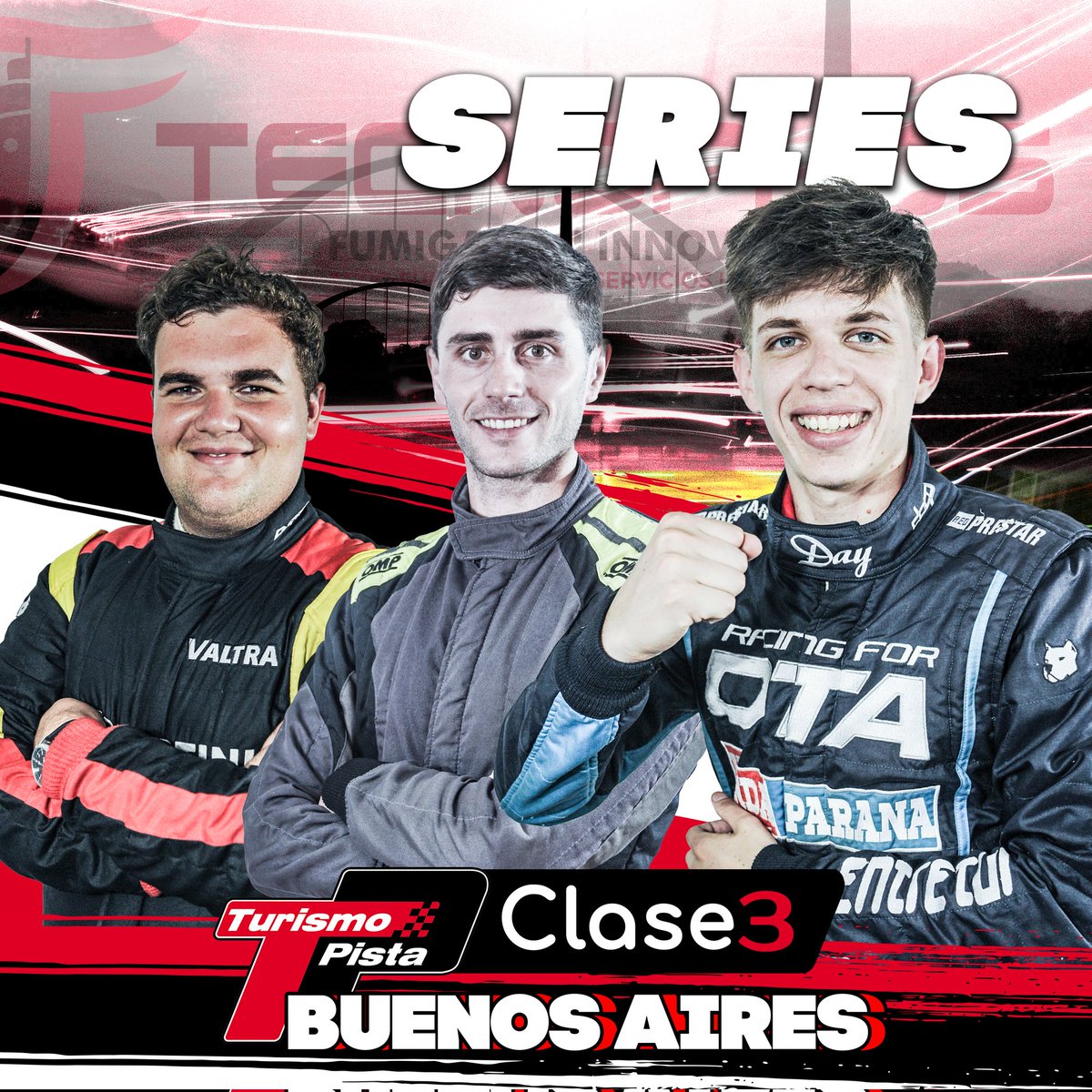 TurismoPista's tweet photo. ➡️ Finalizó el sábado de la Clase 3 en Buenos Aires y estos son los ganadores de sus respectivas series.

- Exequiel Bastidas
- Santiago Tambucci
- Felipe Martini

#TPenBsAs
#TurismoPista https://t.co/4KMpLM45Ll