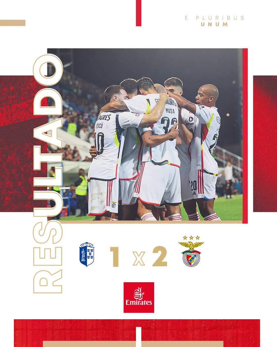 ⏹ Vitória em Vizela! 🦅

#FCVSLB • #LigaPortugal