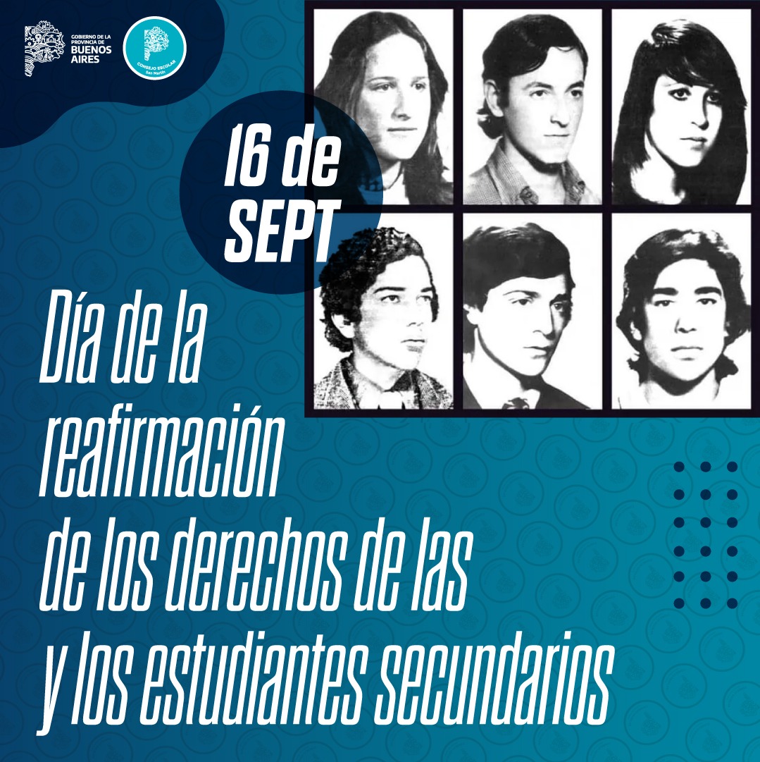 consejo_sm's tweet photo. A 47 años de "La Noche de los Lápices", seguimos defendiendo los derechos de las juventudes y la participación estudiantil, trabajando por una Educación Pública de Calidad.

#LosLápicesSiguenEscribiendo https://t.co/D5ZbDSnWgd