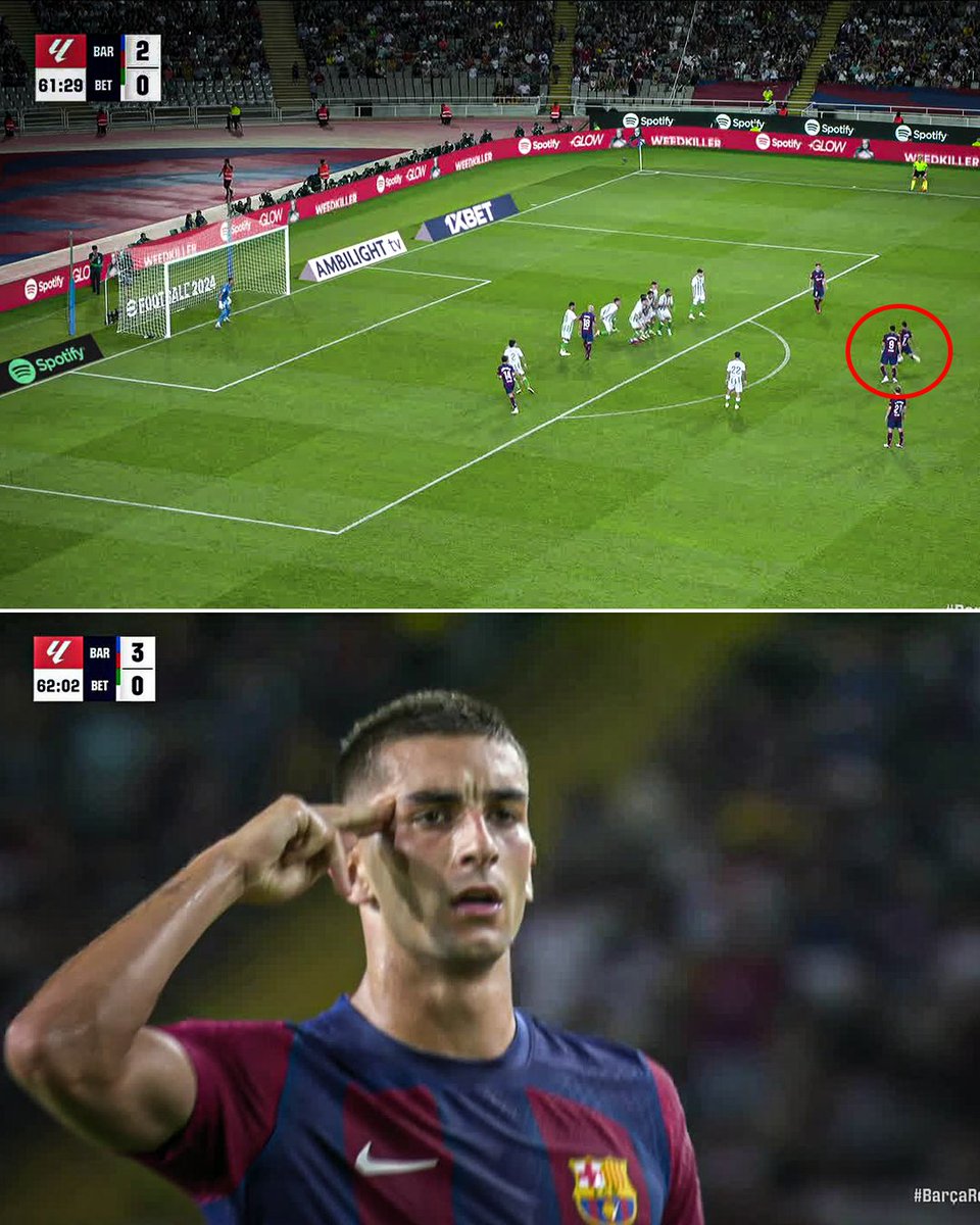 Forca_Fcb's tweet photo. هدفك من ضربة حرة؟

فيران: كانت فكرتي هي تسديد الكرة فوق حائط الصد، لقد حدث خطأ بسيط ومرت بجانبه ولكن لحسن الحظ دخلت الكرة😂 https://t.co/2SiHSFHxsY