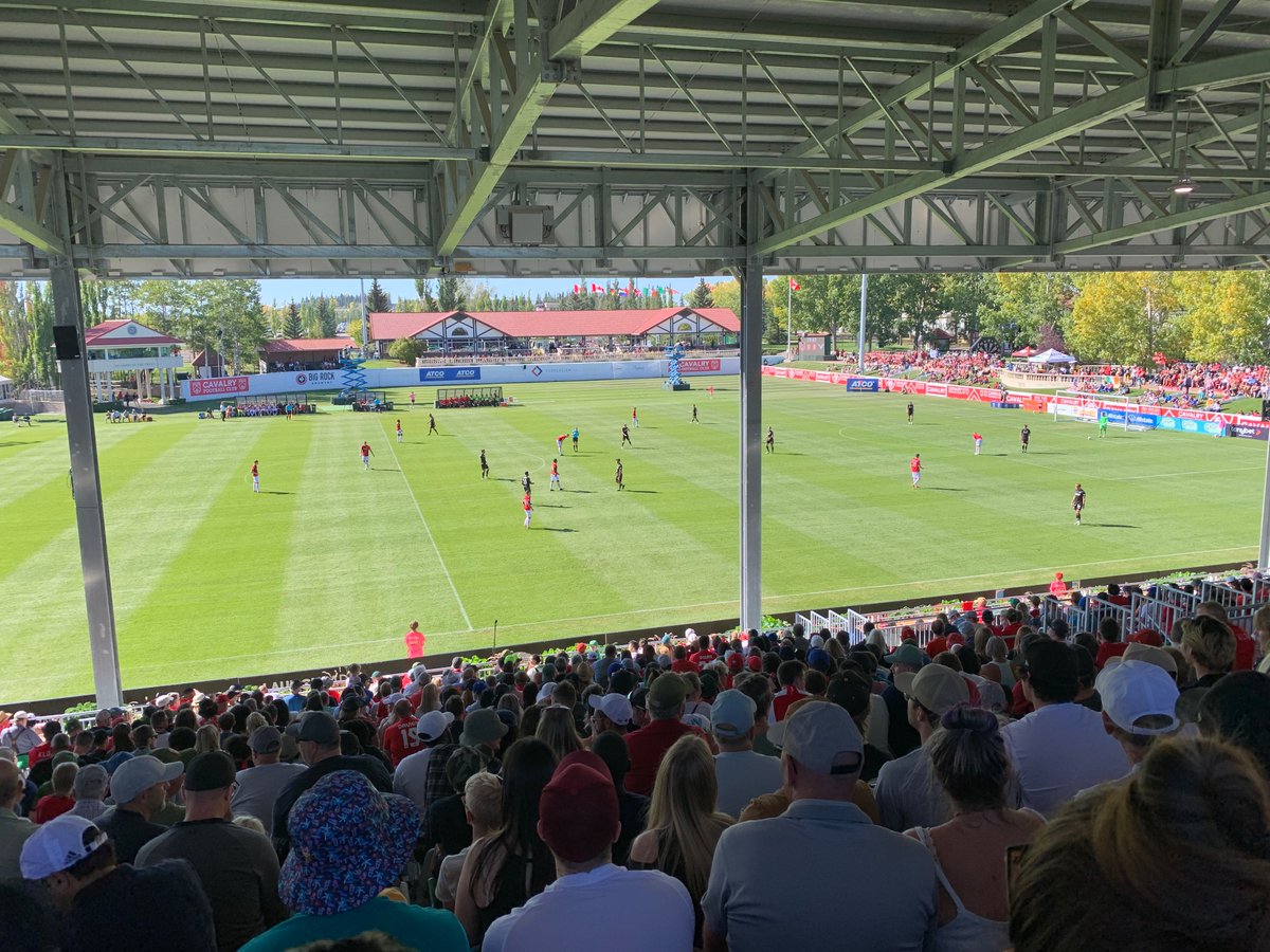 ✅ That’s 6/8 <a href="/CPLsoccer/">Canadian Premier League</a> stadiums down! Cool haha #CanPL