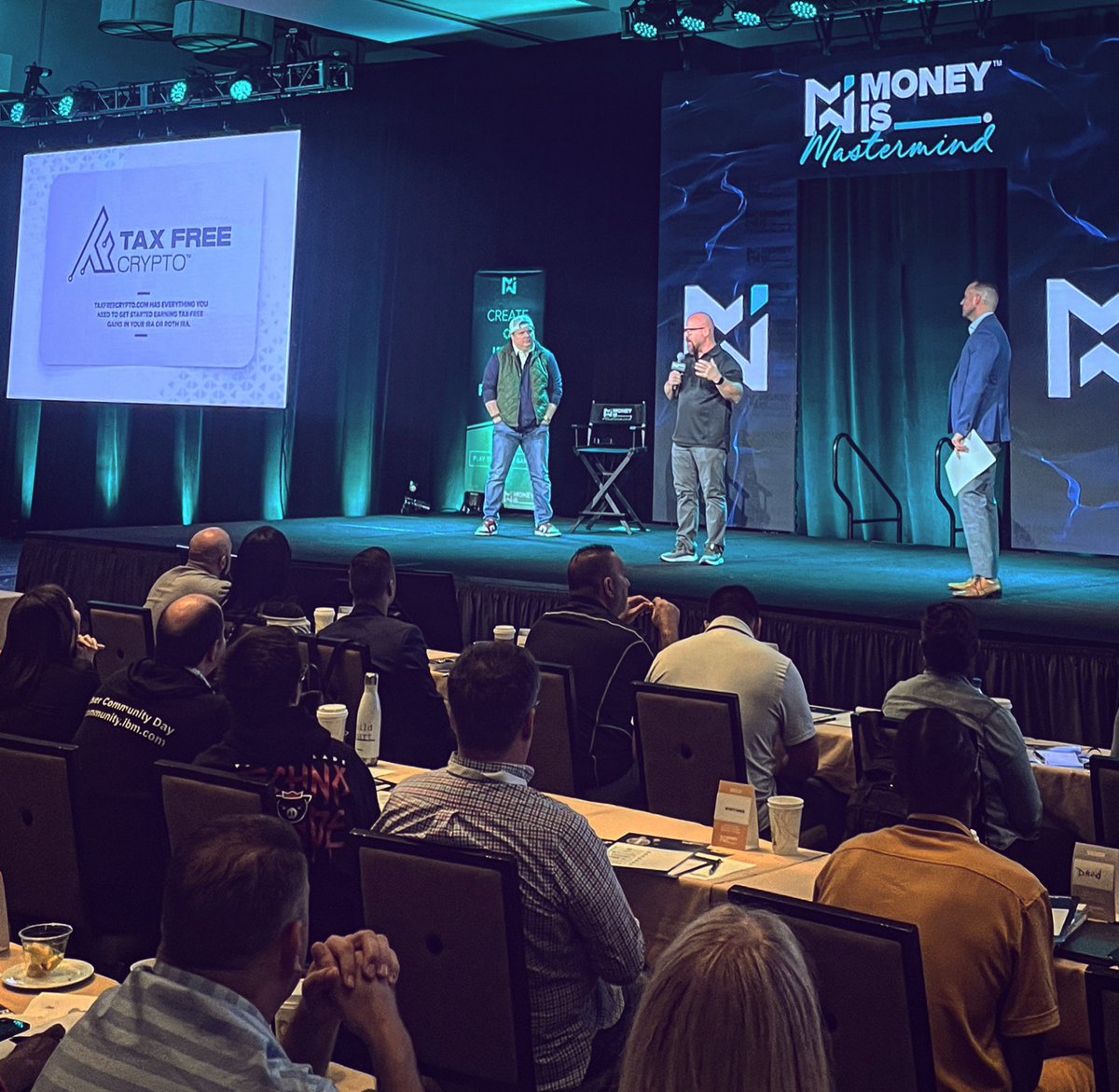 TFC_Guy's tweet photo. I enjoyed presenting at the #MoneyIs Mastermind at @TPCSawgrass. This is always my favorite event to participate in! It’s full of money movers and eager learners. #TaxFreeCrypto https://t.co/dawUG4g1km