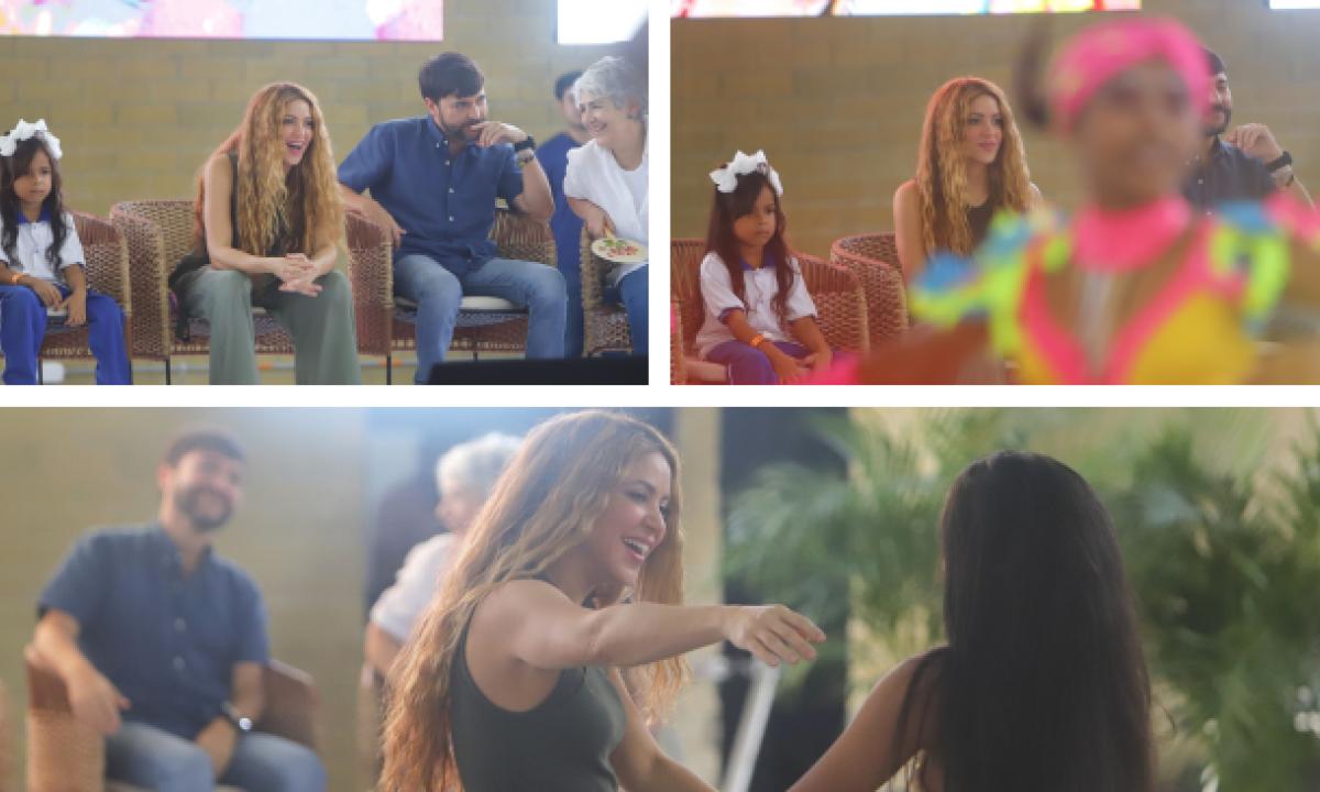 ‘Que no haya un solo niño por fuera del sistema escolar del país’: Shakira ➡️eltiempo.com/colombia/barra…