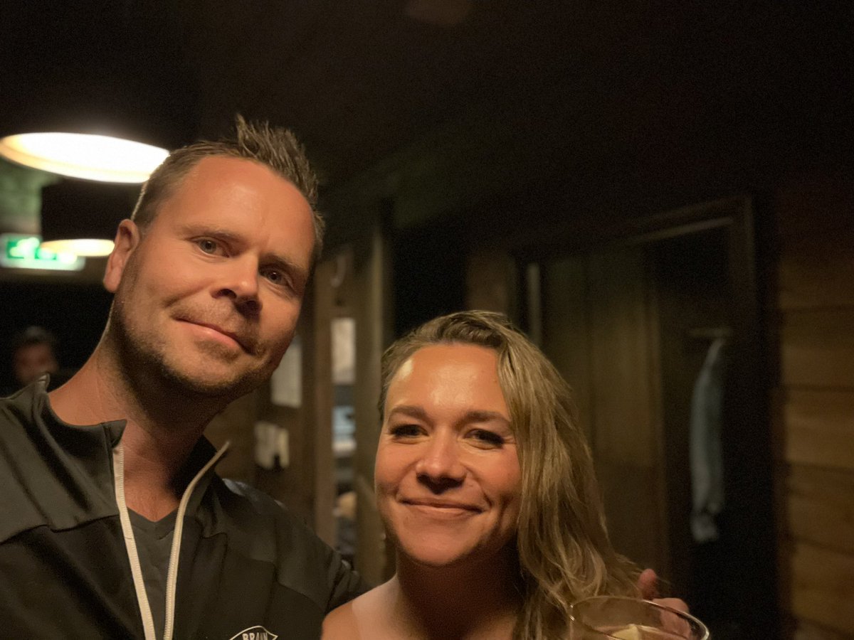 Selfie med dotter til Ivar Koteng