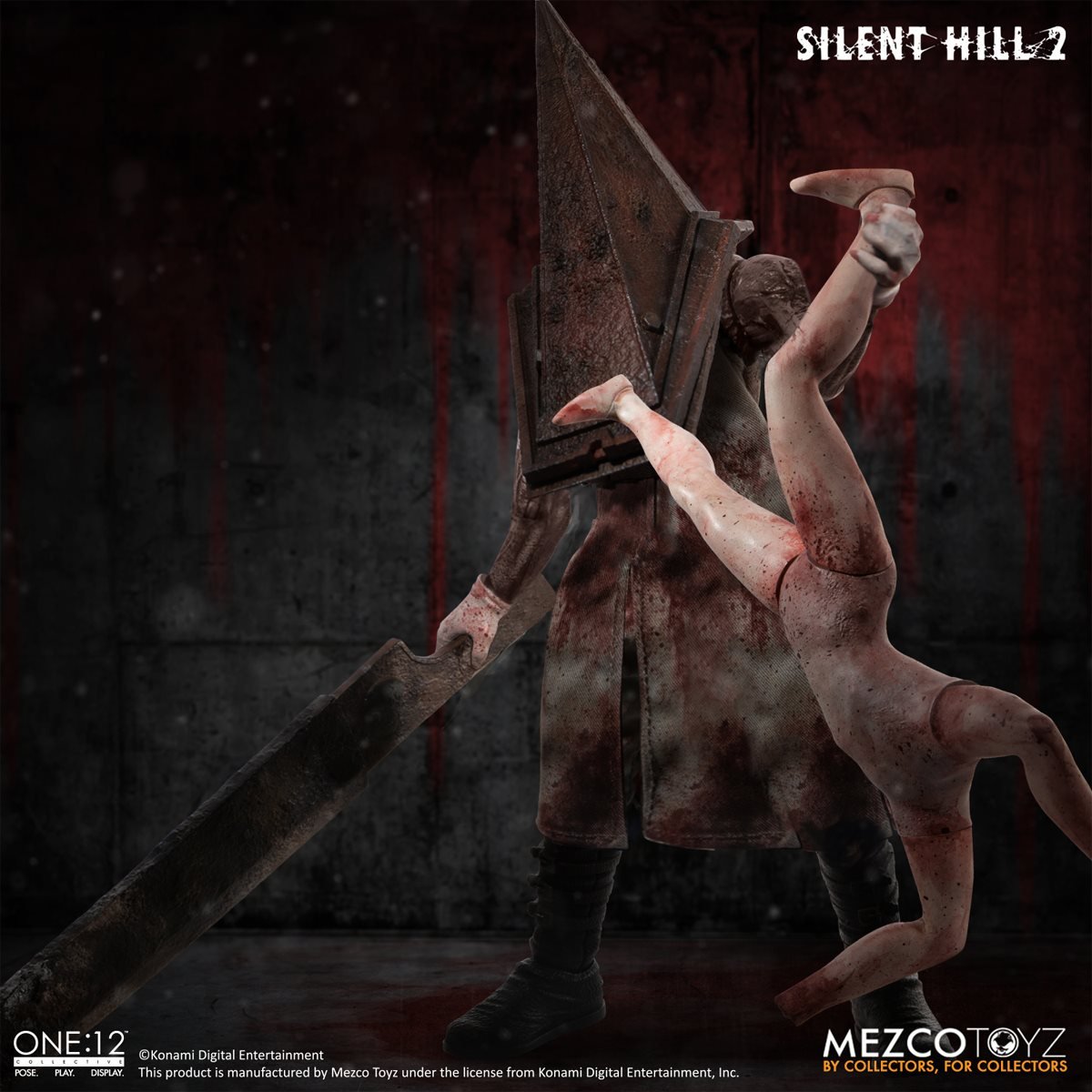Wario64's tweet photo. Silent Hill 2: Red Pyramid Thing One:12 Collective Action Figure is $90 at Entertainment Earth (discount at checkout via link. Free shipping for $79+ orders. extra 10% off all other in-stock items as well) https://t.co/ZmDoGUMRGw #ad https://t.co/mfaTsEzhsf