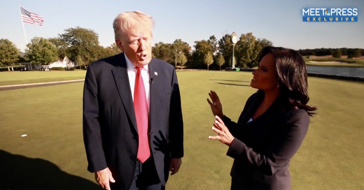 The longest running show on American television, the prestigious “Meet the Press”, to feature a rapist, insurrectionist, and liar on its first show with new host Kristen Welker tomorrow. Tim Russert is turning over in his grave.