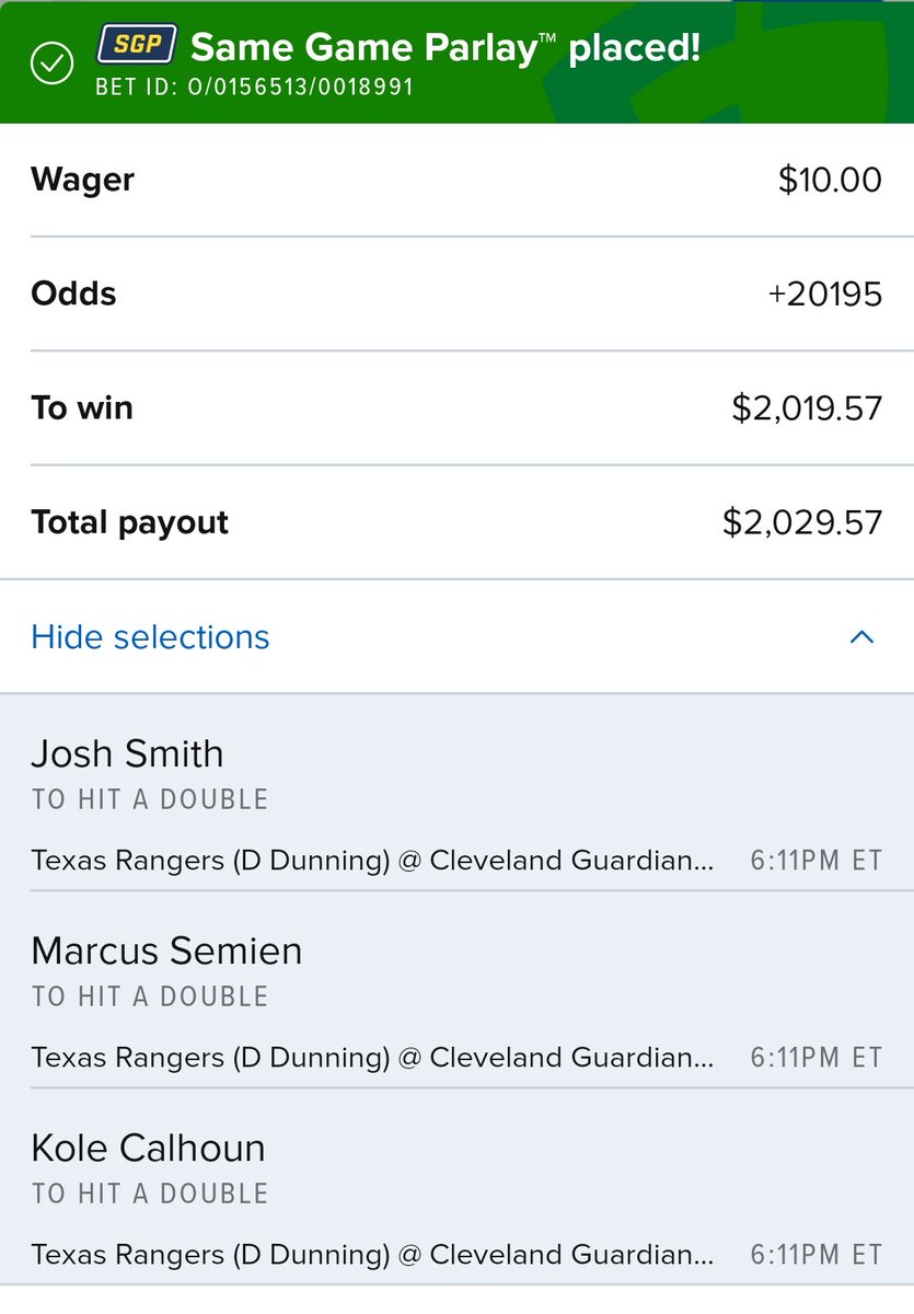 DPassner's tweet photo. One more Tex #passnerbomb to mix up exposure. This semien Smith Calhoun 2B is 6500 on #b365 https://t.co/vGZhQJmESe