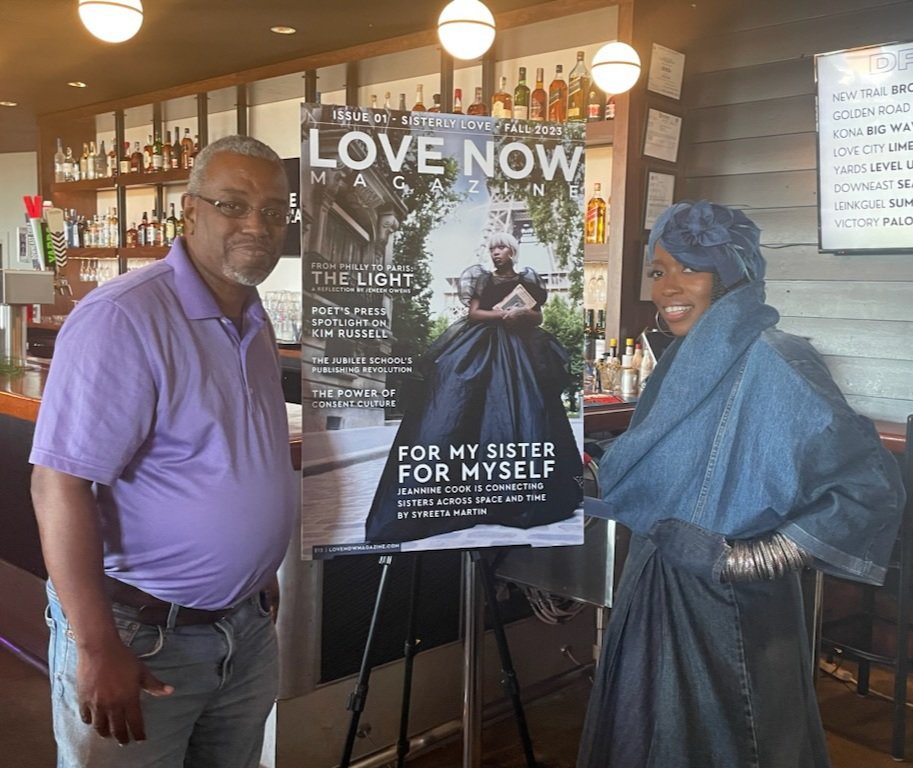 .@Harriettsbooks Owner  Jeannine Cook is the cover story in the first ever editon of the new @LoveNowMedia Magazine. Pick up a copy of the magazine today.