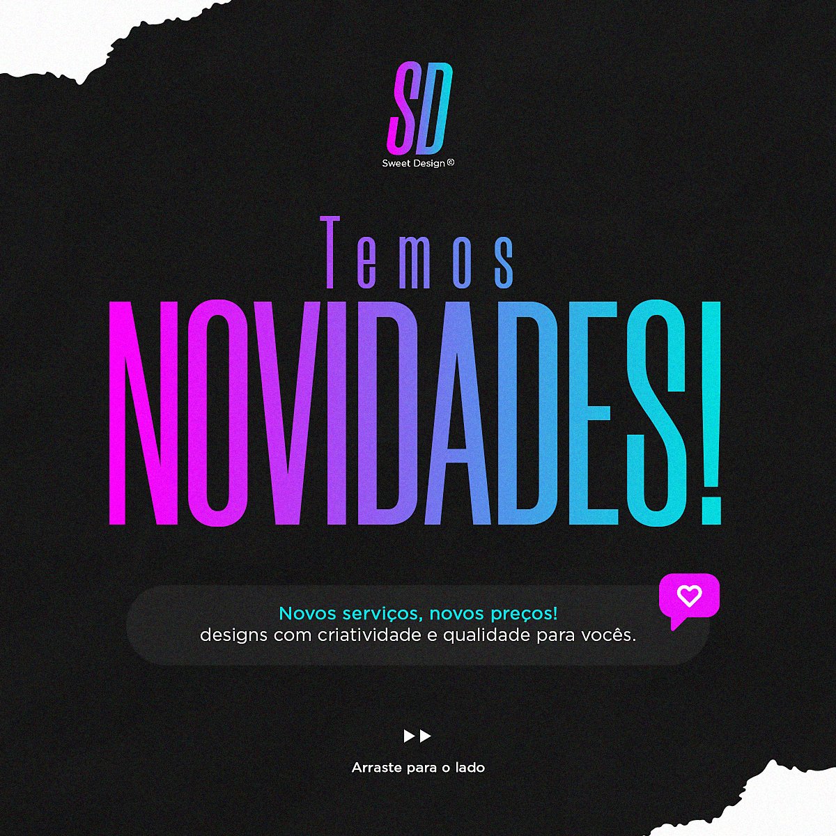 Sweet Design - ABERTO 📌 tweet media